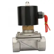Запорный клапан электрический магнитный клапан 2S350-35 G1-1/" Нормально открытый Электрический электромагнитный клапан из нержавеющей стали для воды воздуха