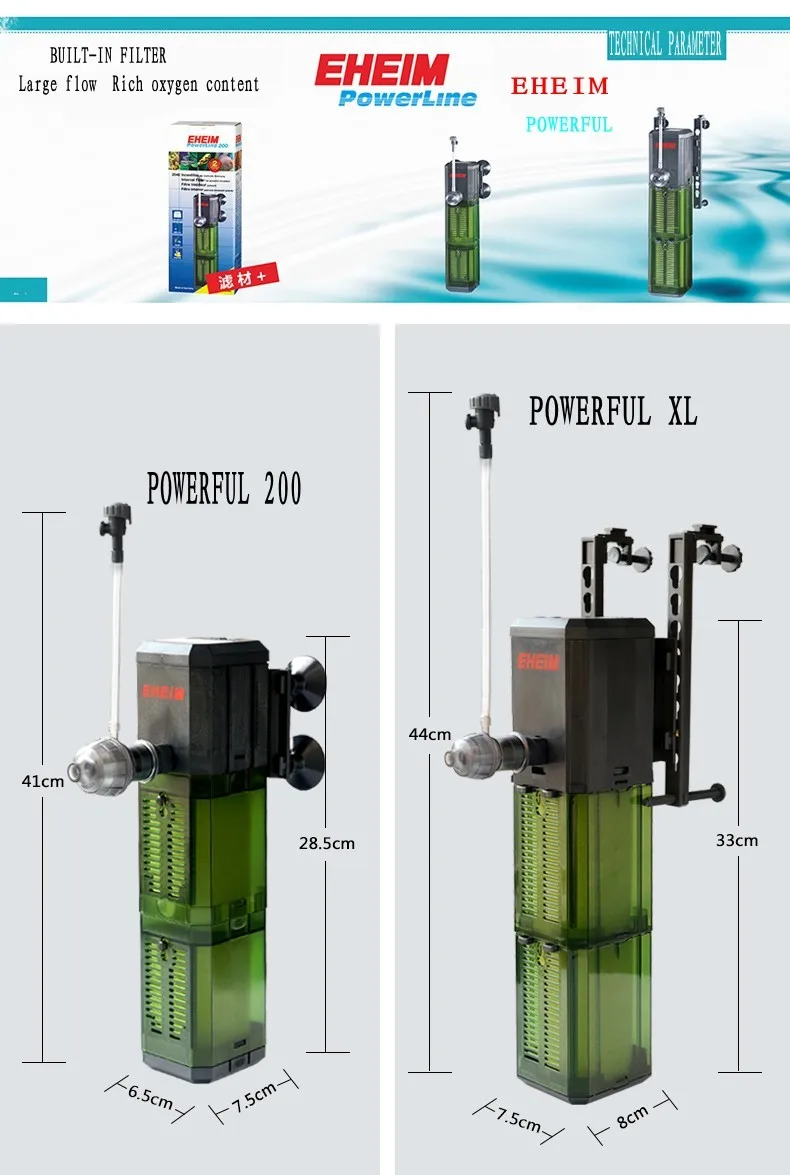 Германия, Eheim мощный 2048/2252 встроенный фильтр бесшумный фильтр для аквариума пояс для оксигенации большой фильтр потока