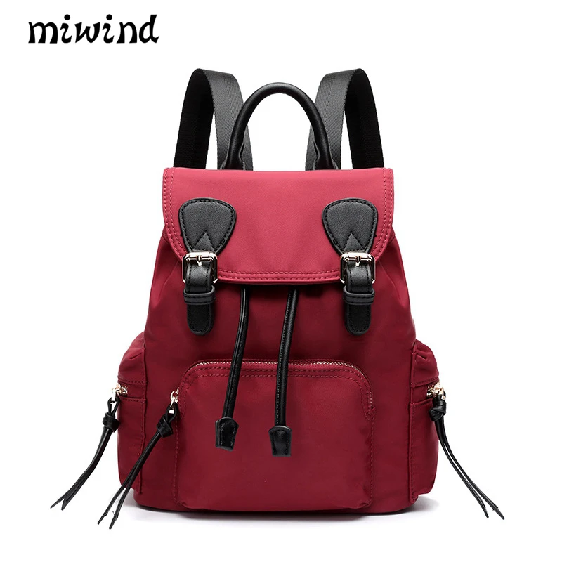

Preppy Style Women Backpack Waterproof Nylon Backpack 8 Colors Lady Women's Backpacks Female Casual Travel Bag Mochila Feminina