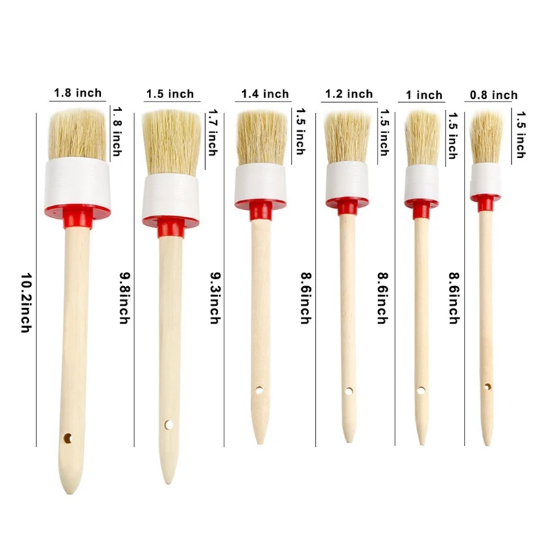 Набор кистей для автохимии 11 шт., набор кистей для чистки автомобиля, включая натуральную щетку для волос кабана, полотенце для мытья