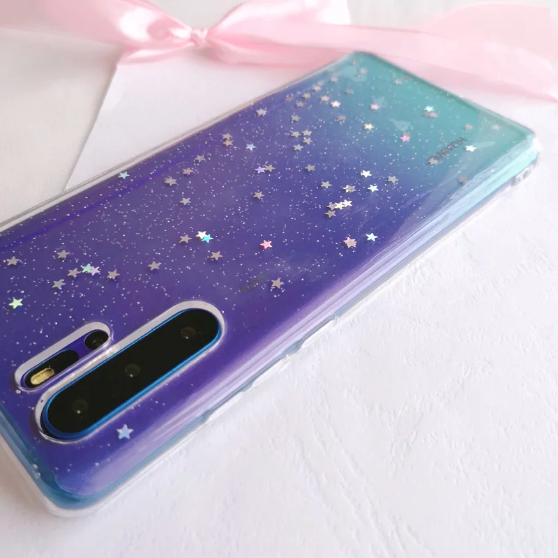 Transparent Funda for huawei p30 pro case silicone soft TPU Glitter Stars phone Accessories for huawei p30 lite p30pro p20 cover Transparent Funda for huawei p30 pro case silicone soft TPU Glitter Stars phone Accessories for huawei p30 lite p30pro p20 cover