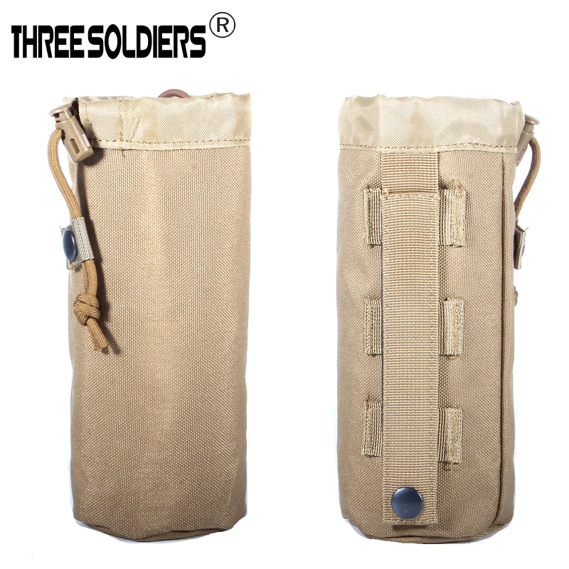 

Tactical Military Multicam Molle System Water Bottle Bag Outdoor Sports Camping Hiking Travel Kits Survival Kettle Pouch Holder