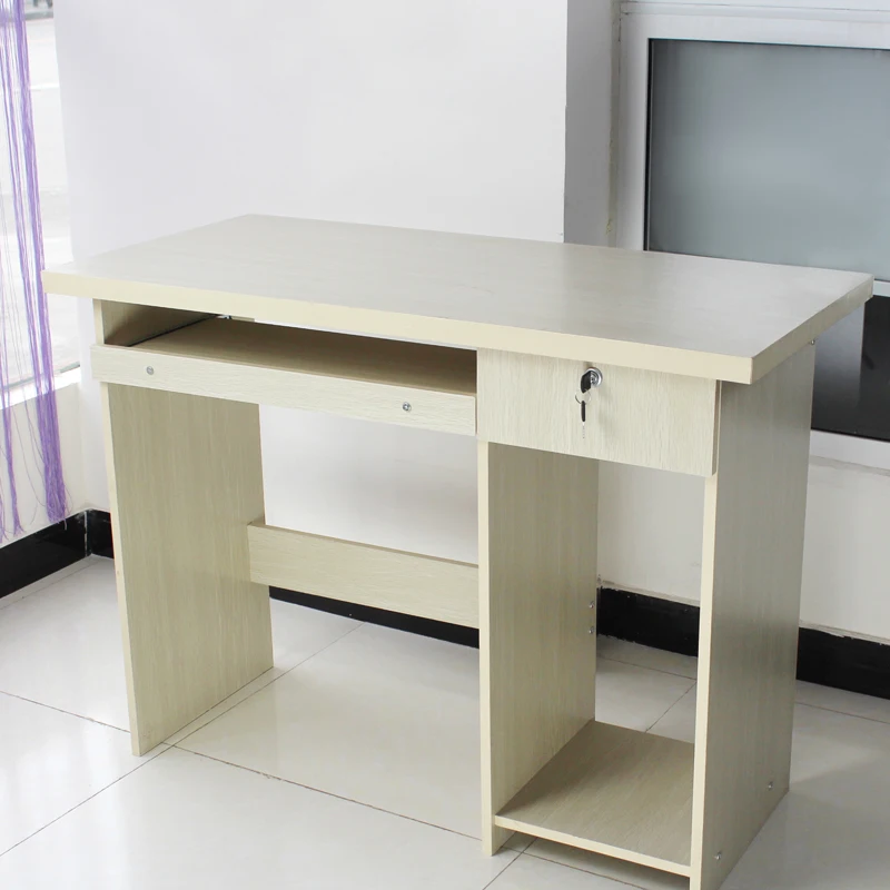 table Furniture desk computer 1 meter slab of white oak color Specials