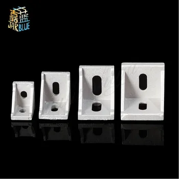 

20Pcs 2020 Corner Fitting Angle Aluminum 20 X 20 L Connector Bracket Fastener Match Use 2020 Industrial Aluminum Profile