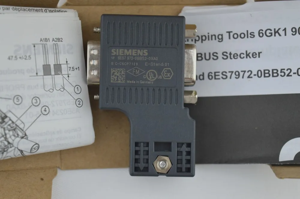 

0BB52 PROFIBUS bus connector for Siemens 6ES7 972-0BB52-0XA0,DP plug