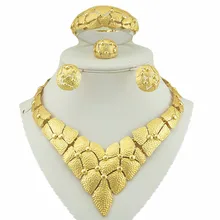 Sistemas de la joyería fina collar de las mujeres joyería de traje africano grandes sistemas de la joyería al por mayor de joyería al por mayor