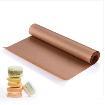 

1Pc Reusable Baking Mat High Temperature Resistant Teflon Sheet Pastry Baking Oilpaper Heat-Resistant Pad Non-stick Outdoor BBQ