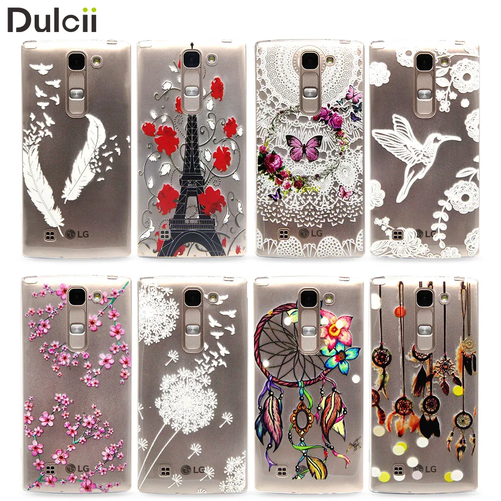 Phone Cases For LG Magna H 502F H502 H500 H525 Embossed TPU Case Protective Cover H502F H500F / G4c H525N |