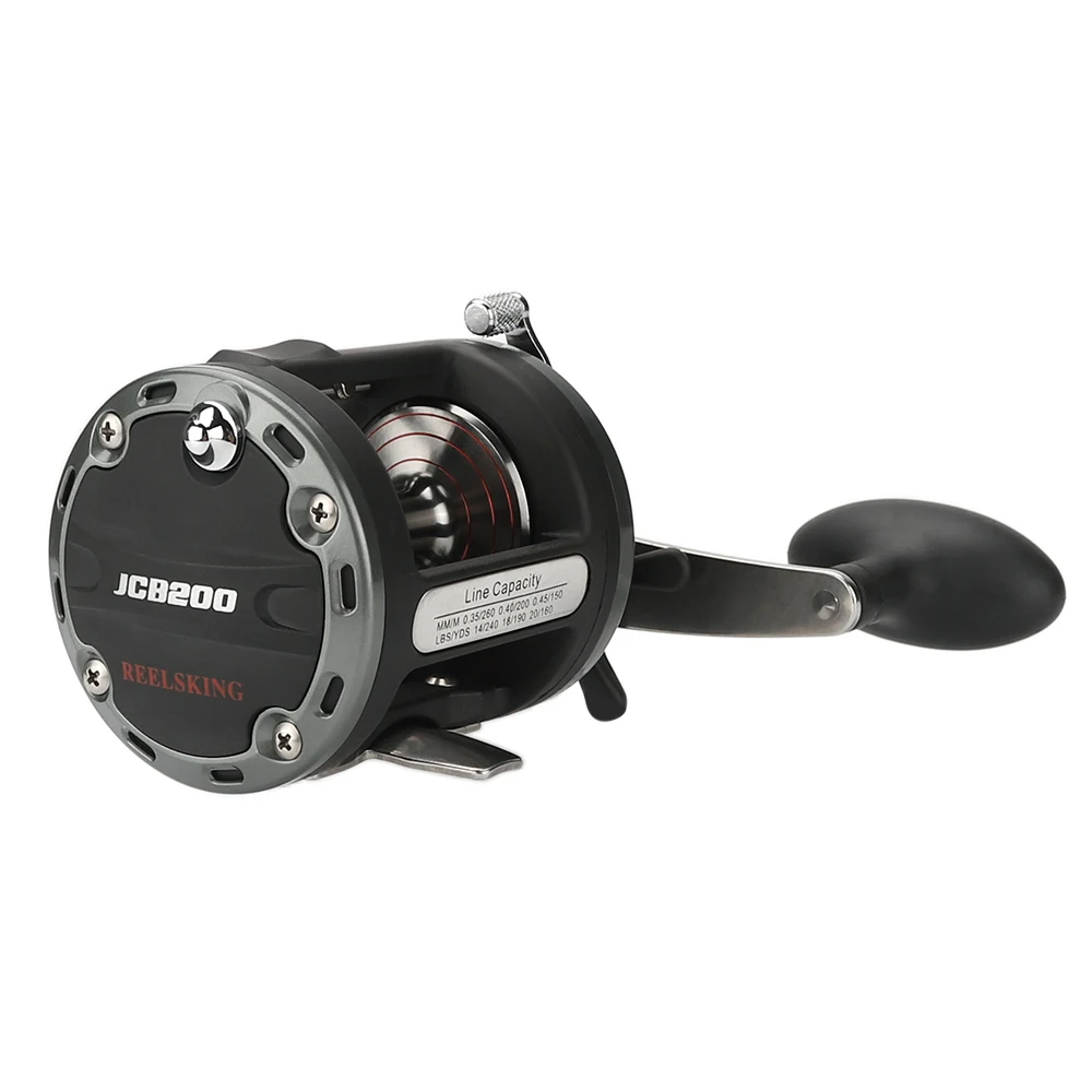 Bait Casting Fishing Reel 12+1BB High strength body cast drum wheel