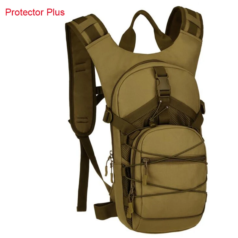 

15L Sports Military Tactical Backpack Nylon Climbing Camping Hiking Rucksack Travel Hunting Bags Cycling 2.5L Water Bag S423