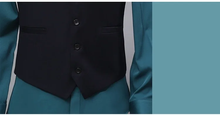 На заказ модный бренд мужской костюм Slim Fit черные блейзеры однобортный Cutton ткань нежная Мужская Свадебная вечеринка костюмы