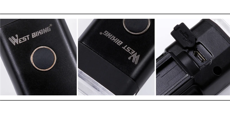 Sale WEST BIKING Intelligent Bike Light Cycling Front Light 4 Modes  Warning Flashlight USB Charging Sensor Auto Lamp Bicycle Light 8