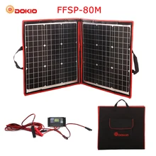 Dokio 80W 40 2pcs 18V Flexible Foldable Solar Panel 12V 24V Solar Controller Portable Solar Panel