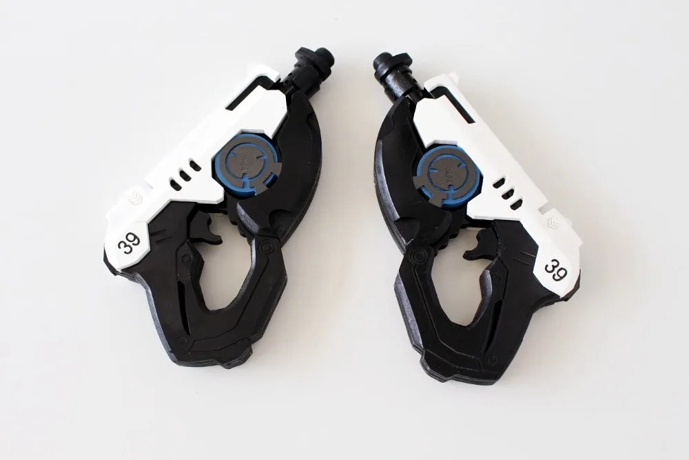 

Overwatch Lena Oxton Tracer Pulse Pistols Cosplay Replica Weapon Gun Props