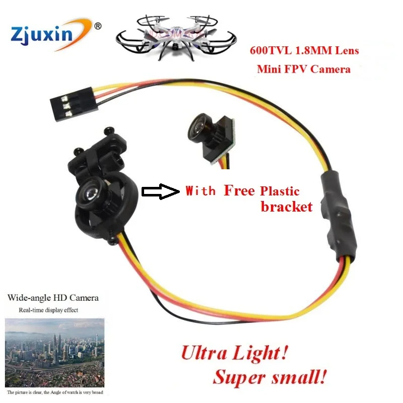 imágenes para NUEVA 1.8 m Lente Gran Angular MINI cámara FPV 170 Grados PAL/NTSC Formato Ultra light FPV Cámara 600TVL HD 1/4 "CMOS de La Cámara imágenes para NUEVA 1.8 m Lente Gran Angular MINI cámara FPV 170 Grados PAL/NTSC Formato Ultra light FPV Cámara 600TVL HD 1/4 "CMOS de La Cámara