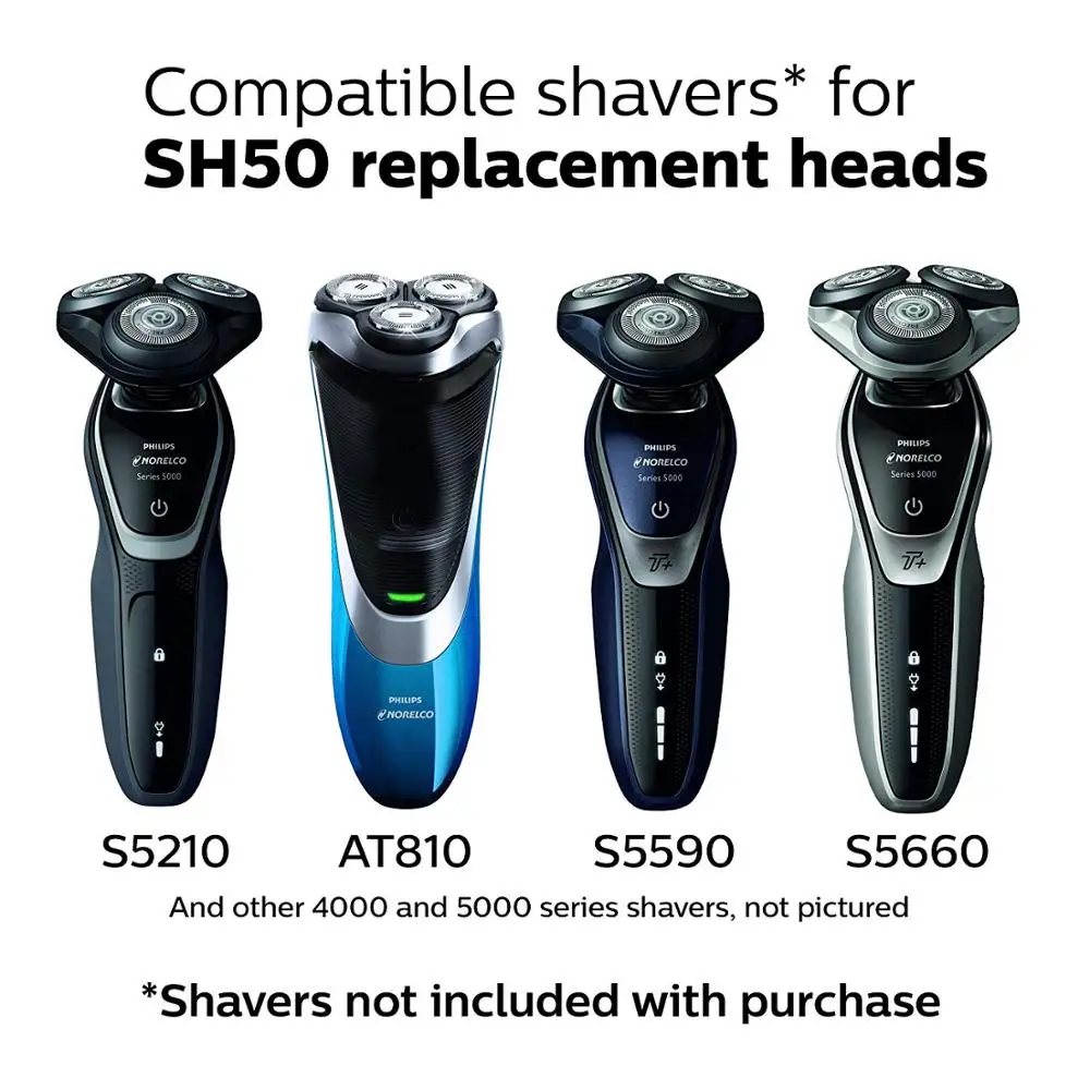 Новая замена бреющая головка для Philips Norelco S5077 S5015 S5013 S5510 S5340 S5140 S5110 S5400 S9161 S5050 S7510