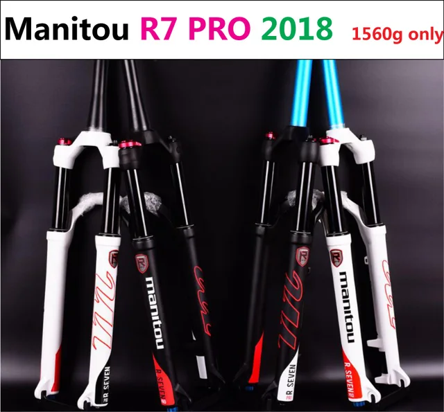 1560g Manitou R7 Pro Bicycle Fork 26 27.5 Mountain MTB air Bike Fork