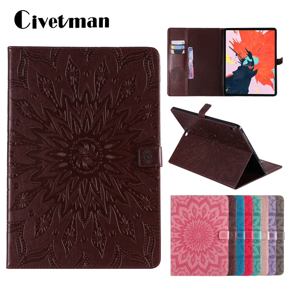 

Tablet Case For iPad pro 12.9 2017 2015 Shock Dirt Snow Sand Proof Extreme Heavy Duty Kickstand PU Leather + Soft Back Cover