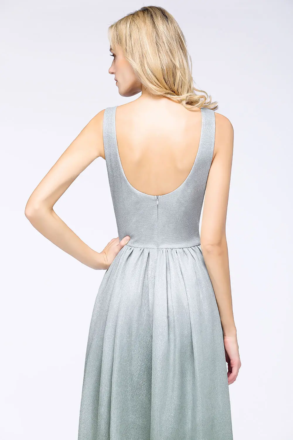 Robe de Soiree, сексуальное, с открытой спиной, светоотражающее, Омбре, длинное вечернее платье,, v-образный вырез, яркое шелковое вечернее платье, Vestido de Festa Longo