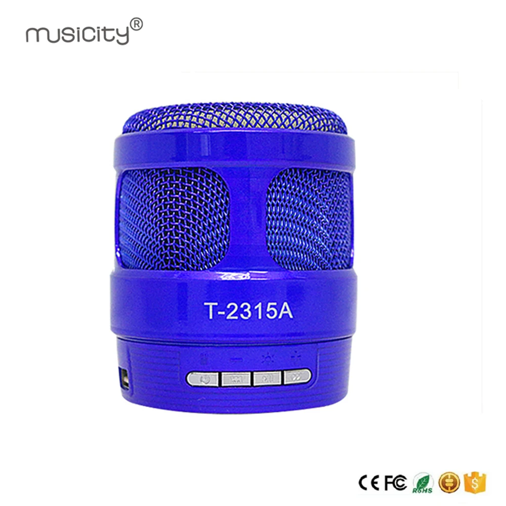Musicity 5w Mini Portable Blue tooth Speakers Wireless Led Bluetooth Speaker with FM Radio BT