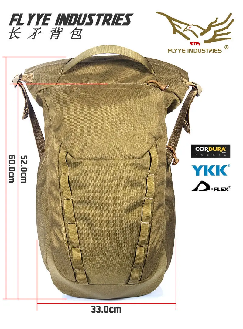 

FLYYE Spear 20 Backpack 1000D CORDURA Waterproof Nylon Hydration Outdoor Tactical Molle Military Army Laptop Bags PK-M011