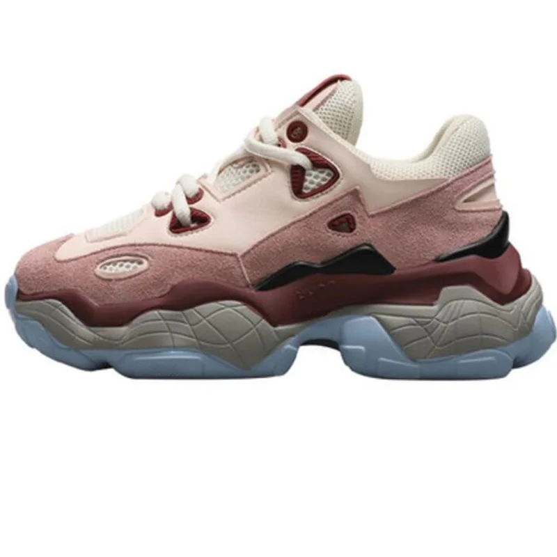 

Genuine Leather Women's Chunky Sneakers 2019 Fashion Spring Platform Women Sneaker Woman Trainers Shoes Ladies Footwear