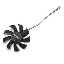 Новый 85 мм T129215SU T129215SH 4Pin GTX1060 6 ГБ кулер вентилятор DIY Замена для Zotac GTX1060 6 ГБ мини GTX1060 3 ГБ мини-графические карточки