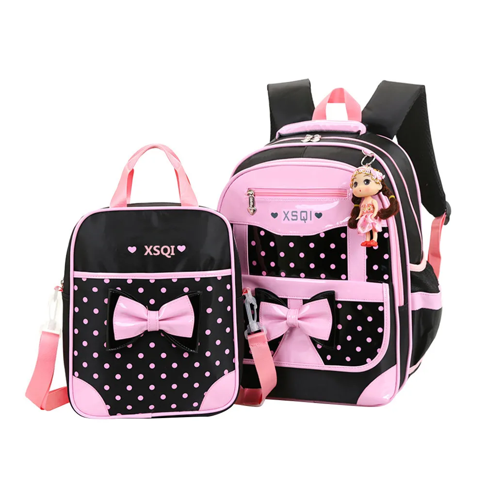 

2019 new children's school bag children cartoon bow bag backpack waterproof bag