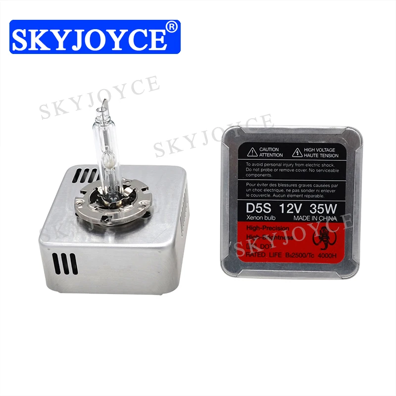 SKYJOYCE Подлинная D5S HID лампочка встроенный балласт 35 Вт 5500K супер яркий оригинальный