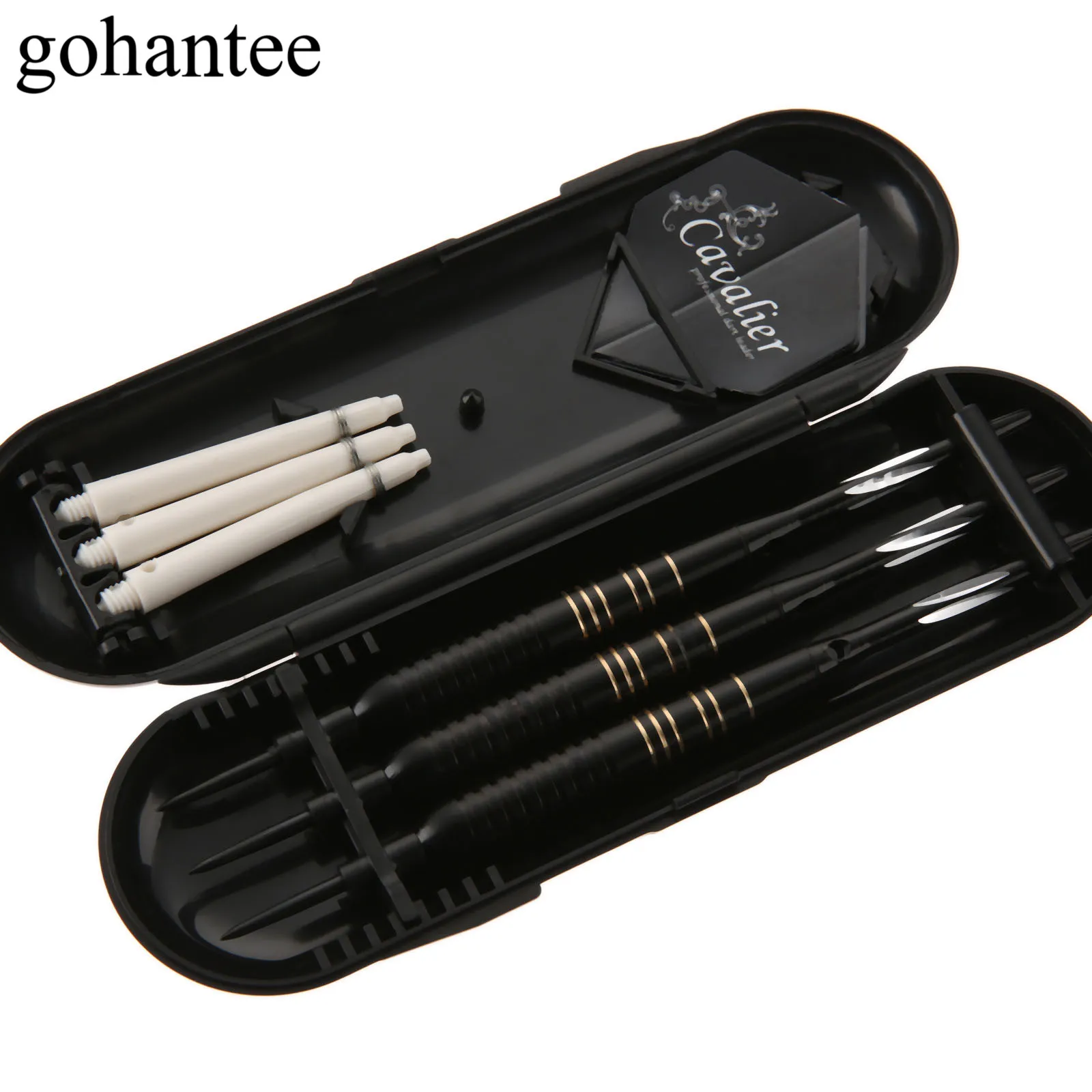 Gohantee 3 шт./кор. 23g стальные Дартс профессиональные 23 граммы дротики с игольчатым