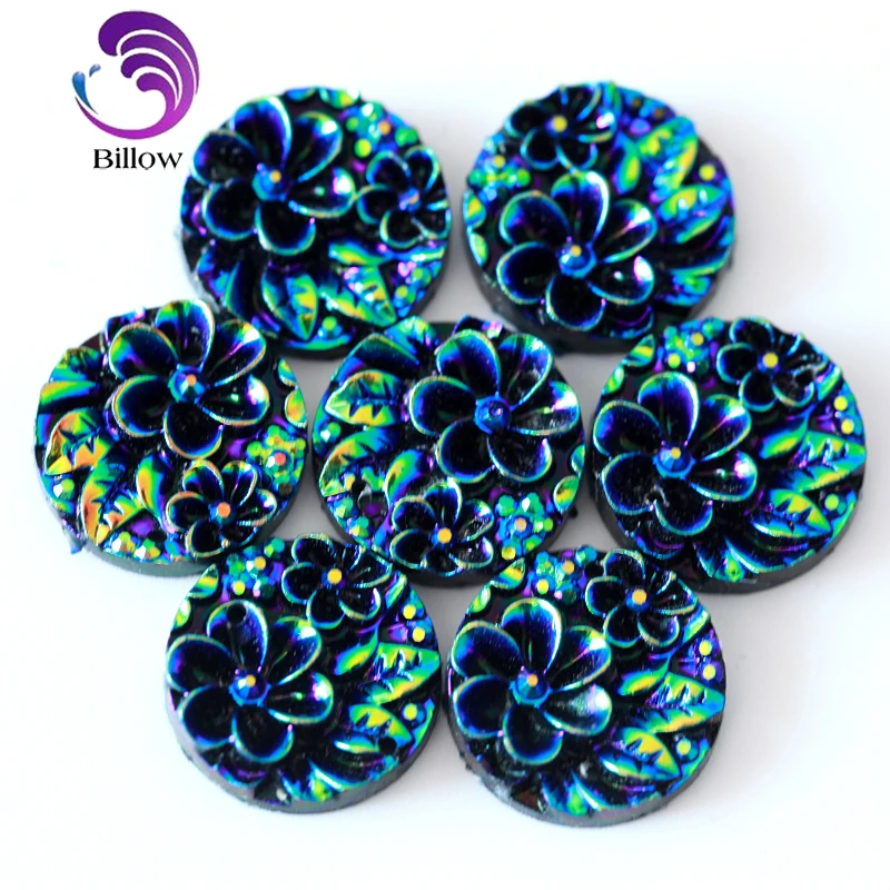

16mm 100Pcs/Pack Round Shape Resin Sew On Rhinestone Sew-On Rhinestones Resin Sewing Stones with 2 Holes for Wedding Dress B3108
