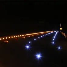 1 шт. солнечные дорожные стержни наружные беспроводные лампы Водонепроницаемый подъездная дорога Спайк дорожный сигнал Предупреждение уличные фонари Прямая распродажа