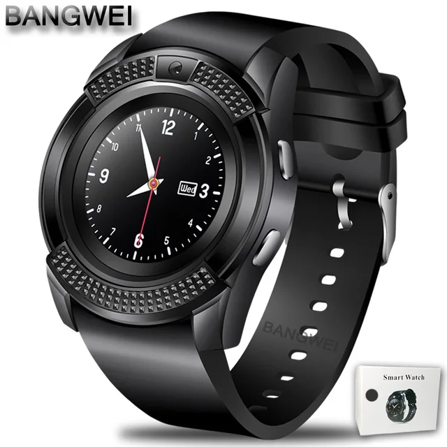 2018 new smart watch round support nano sim