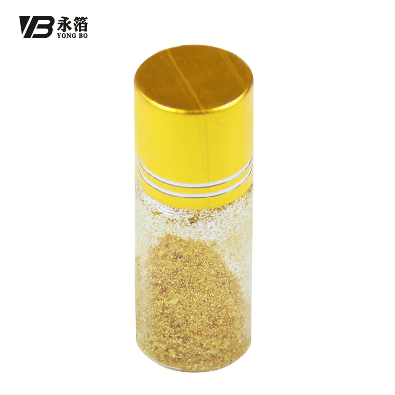 0.1g per bottle,made of 24k gold leaf,edible gold powder,gold dust,food
