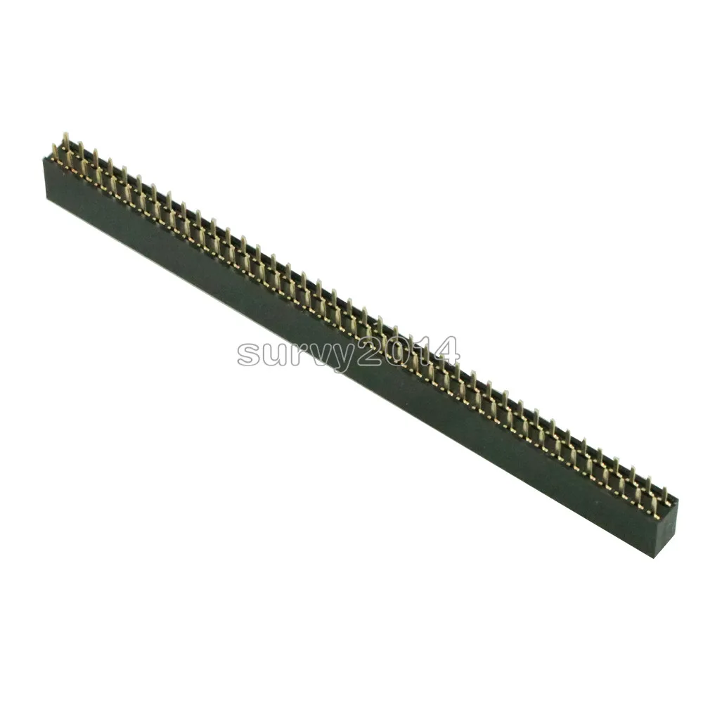 

5PCS/LOT 2.54mm 2 x 40 Pin Double Row Pin Female Pin In Header Strip
