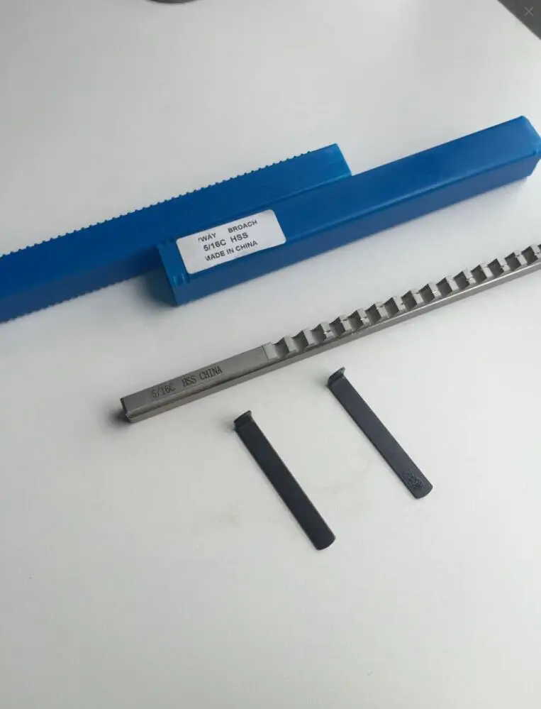 

5/16 C Push-Type HSS Keyway Broach Inch Sized Cutting Tool