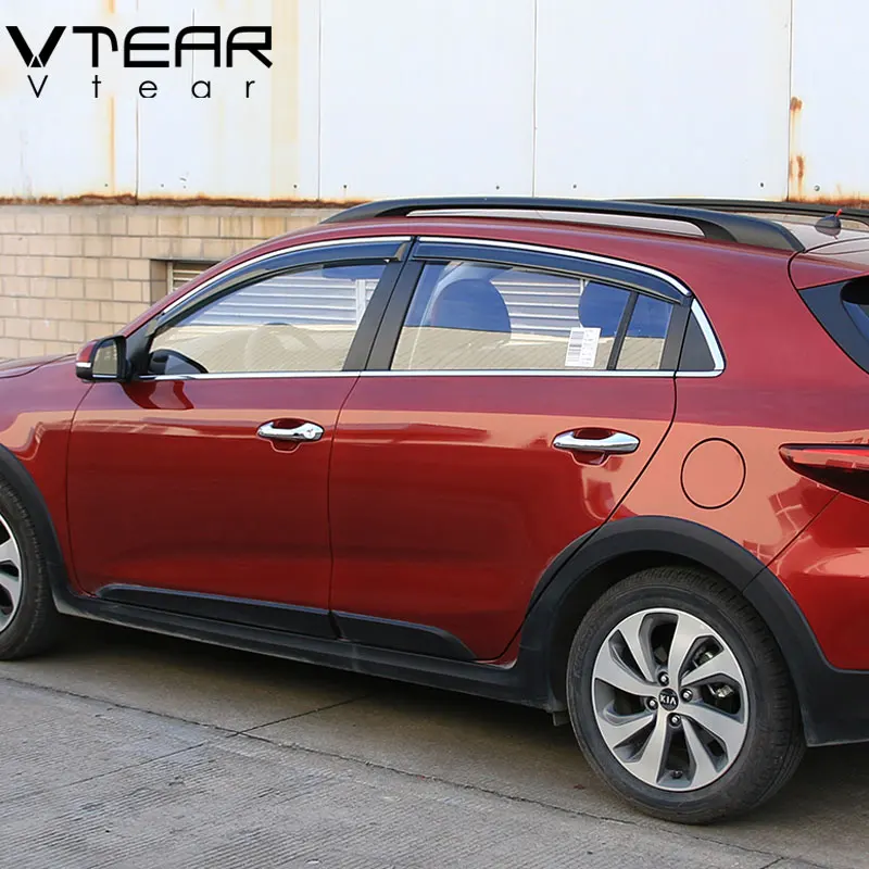 Vtear аксессуары для Kia Rio X Line 5 защита от дождя окно козырек дефлекторы отделка