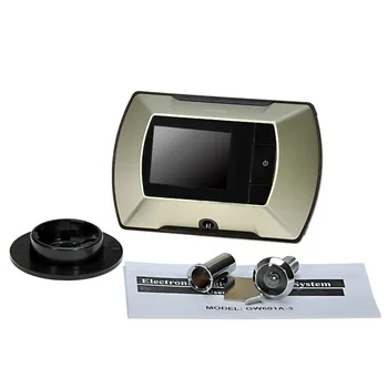 

1pc Door Viewers Video-Eye peephole 2.4" LCD Visual Monitor Door Peephole Peep Hole Wireless Viewer Camera Video