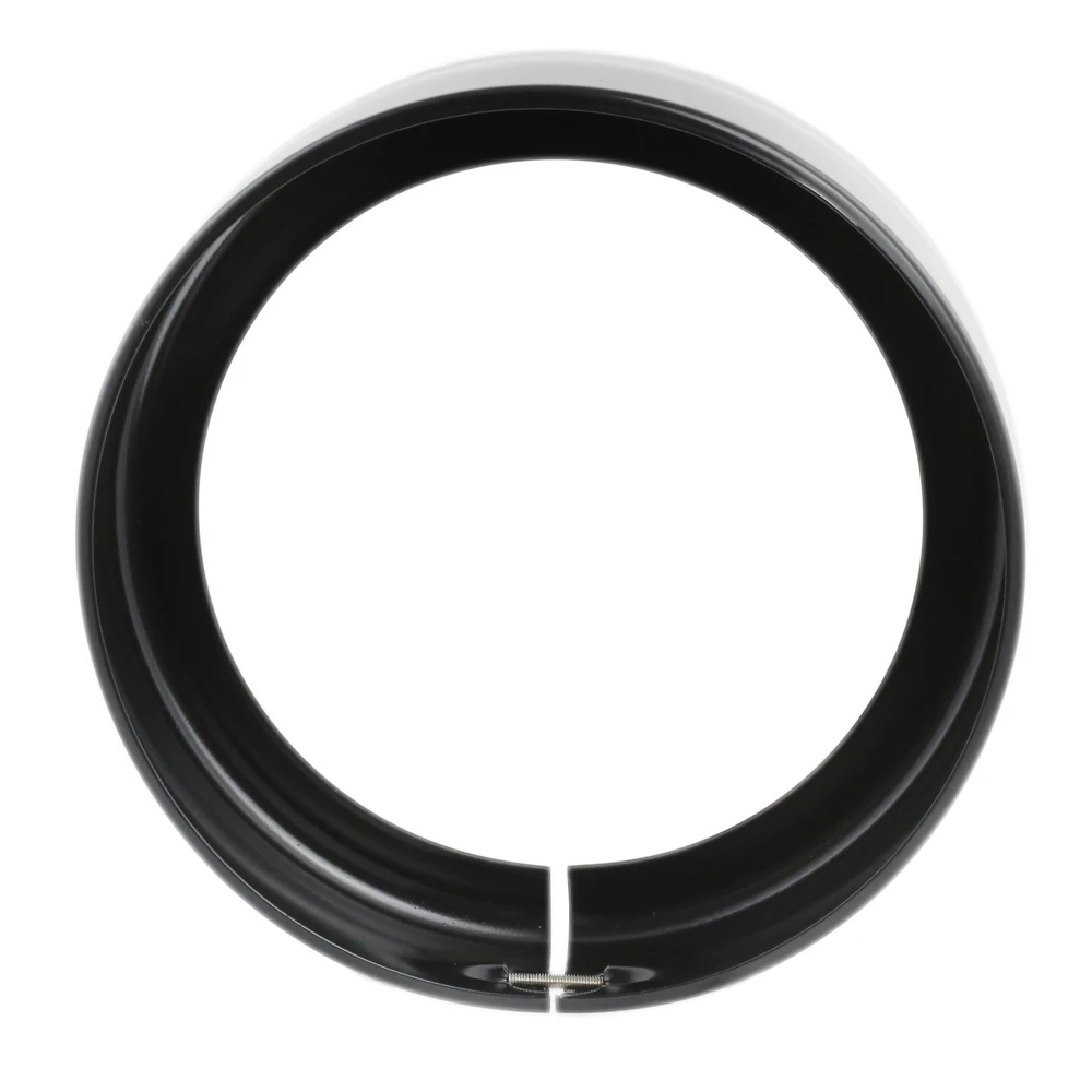 FADUIES 1Pcs 7inch blackChrome LED Headlight Trim Ring For Harley Touring Road King Electra Glide (12)