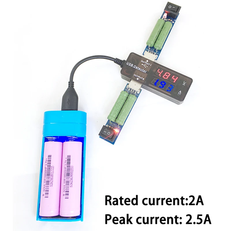 Внешний аккумулятор USB 2x18650 корпус чехол зарядное устройство держатель с