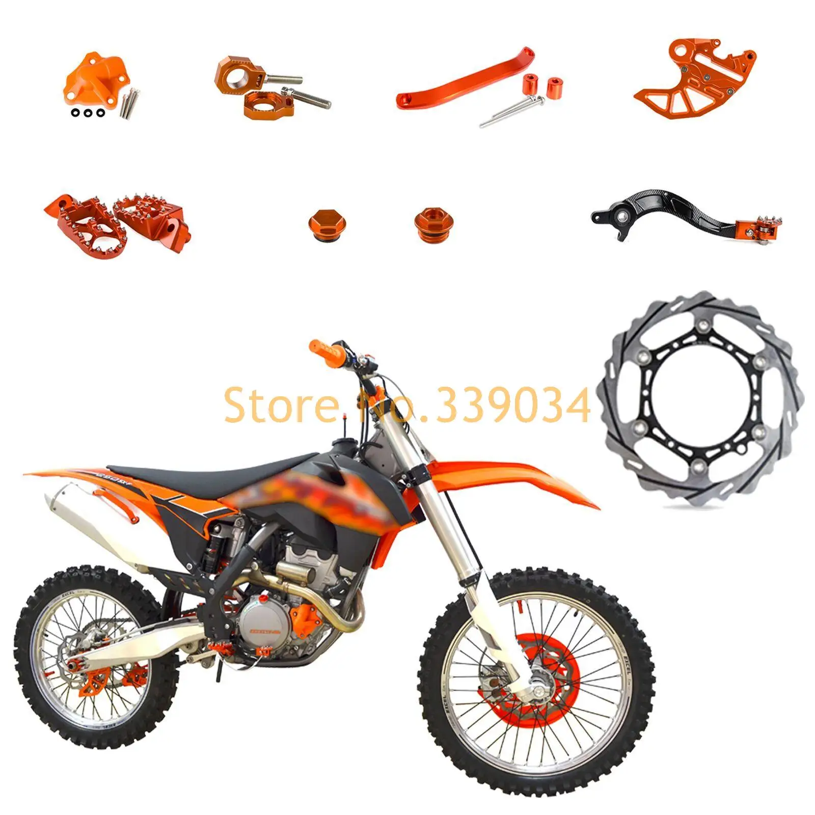 Motocycle Cnc Highstrength Full Eyecatching Parts For Ktm 250 Excf