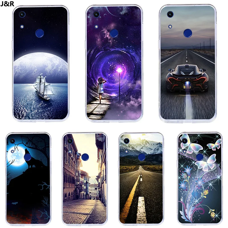 حافظة لهاتف Huawei الشرف 8A غطاء 6.09 لينة TPU سيليكون الوفير على الشرف 8A حالات لهواوي الشرف 8A JAT-LX1 جراب هاتف عودة غطاء