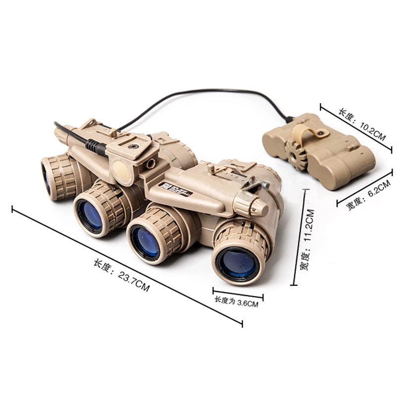 Тактический охотничий шлем аксессуары GPNVG 18 модель ночного видения/нет функции NVG манекен BK/DE модель