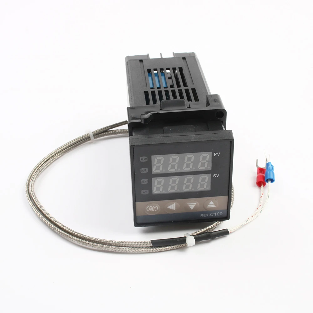 Mutil Input Economical Digital PID Temperature Controller K type solid state Relay SSR relay Output REX C100 Rex C100|Приборы для