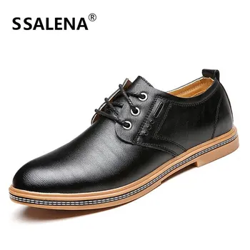 

Fashion Men Dress Shoes Mens Pointed Toe Vintage Business Shoes Male Lace Up Formal Flat Oxford Dress Shoes AA40208