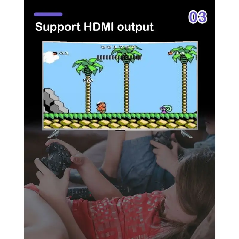  SUPER MINI HDMI SNES SFC NES Retro Classic Video Game Console TV Game Player Built-in 821 Games wit