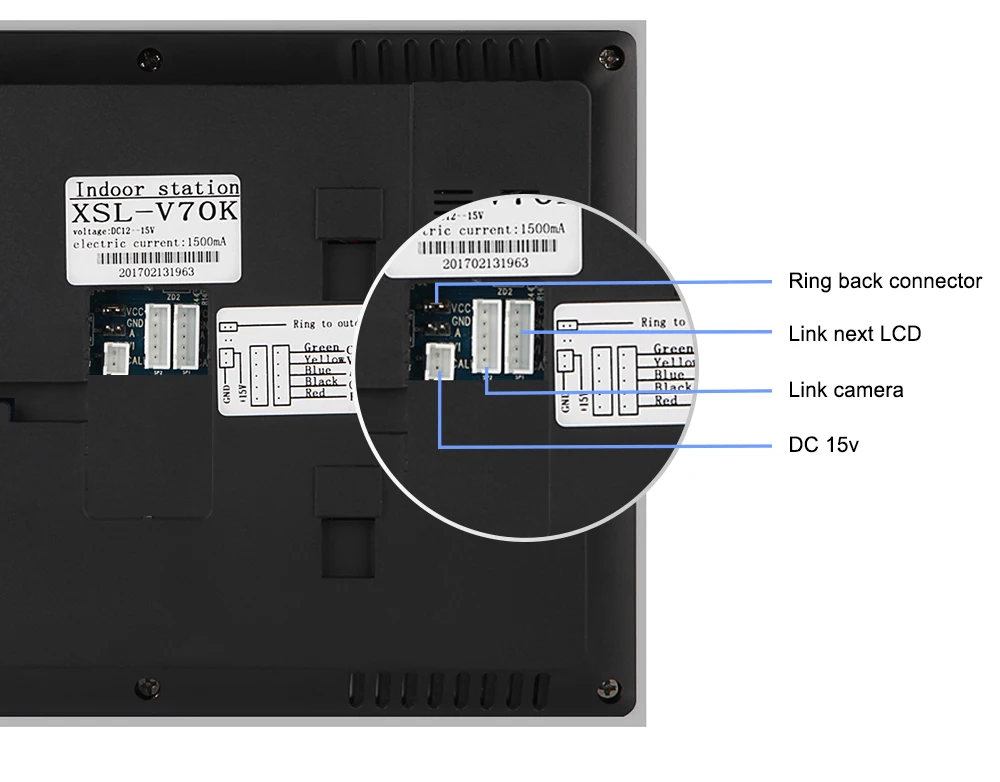 Новый 7 "дюймовый дверной Видеозвонок монитор домофон + открытый Камера IP65 дверной домофон Системы с электрической двери блокировка ворот