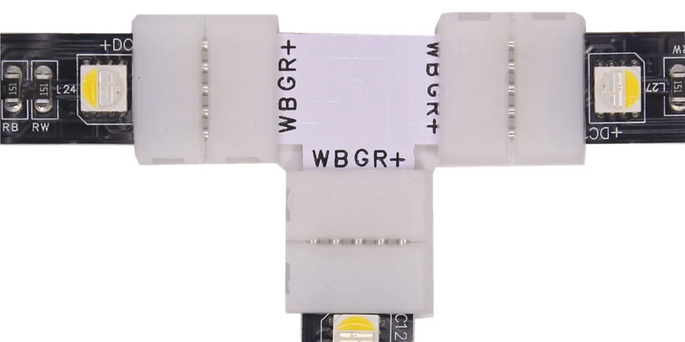 RGB 10 мм RGBW разъем для светодиодной ленты 5 контактов 12 мм L T X shape Free сварочный разъем для 5050 RGB RGBW RGBWW светодиодные ленты 5 шт./лот