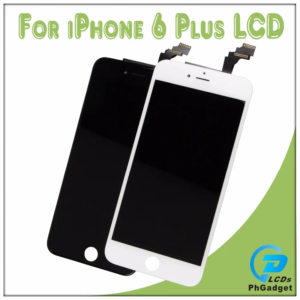 imágenes para Touch Screen Digitizer + Ensamblaje de la Pantalla LCD de Reemplazo Para Apple IPhone 6 p 6 más Blanco y Negro de Calidad Superior imágenes para Touch Screen Digitizer + Ensamblaje de la Pantalla LCD de Reemplazo Para Apple IPhone 6 p 6 más Blanco y Negro de Calidad Superior