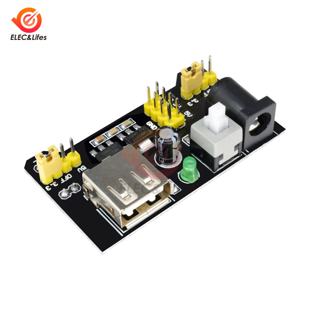 1 шт. MB102 макетная плата USB блок питания 3 В 5 для Arduino MB 102 Без припоя хлебная доска DIY
